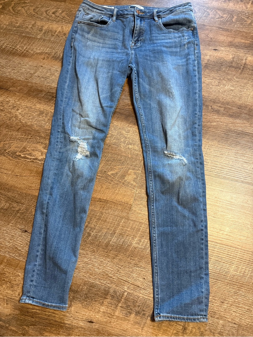 Vigoss Light Blue Distressed Skinny Jeans